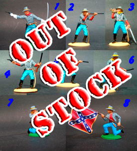 Confederate troops foot