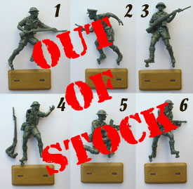Unpainted British Army in Burma