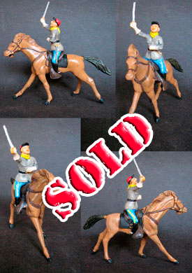 Confederate officer, fully painted