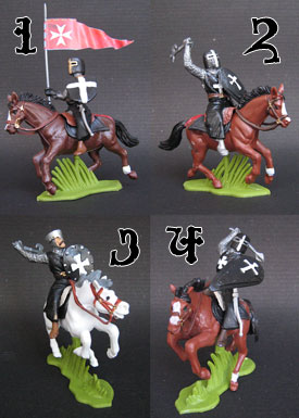 Hospitaller Knights on Horseback