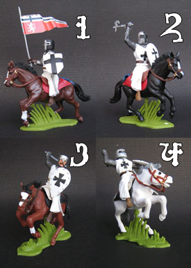 Teutonic Knights on Horseback