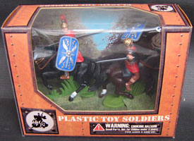 Romans on horseback boxed