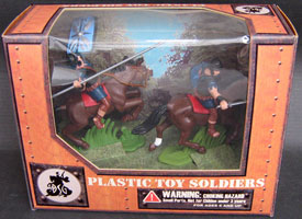 Romans on horseback boxed