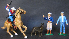 Marx Roy Rogers Set, fully painted
