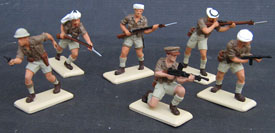 British SAS with metal bases