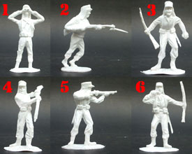 French Foreign Legion. Unpainted Set