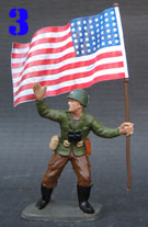 US Infantry flagbearer