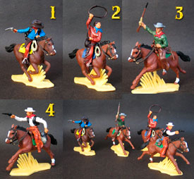 Cowboys Mounted set #1