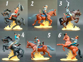 Rebels troops mounted