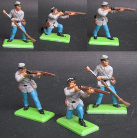 Confederates on foot