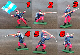 Argentine troops Set