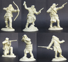 PARAGON, Apaches sem pintar set #1